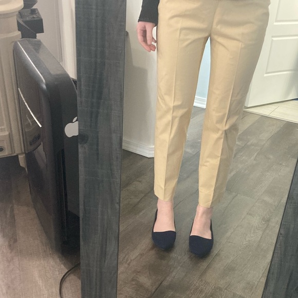 Piazza Sempione Audrey Straight Leg Pants Brown / Beige Size 42 Italian - Picture 5 of 16